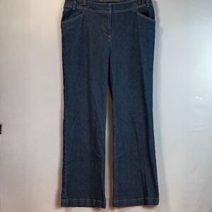J Jill Women's Stretch Dark Wash Jeans , Size 12 Tall